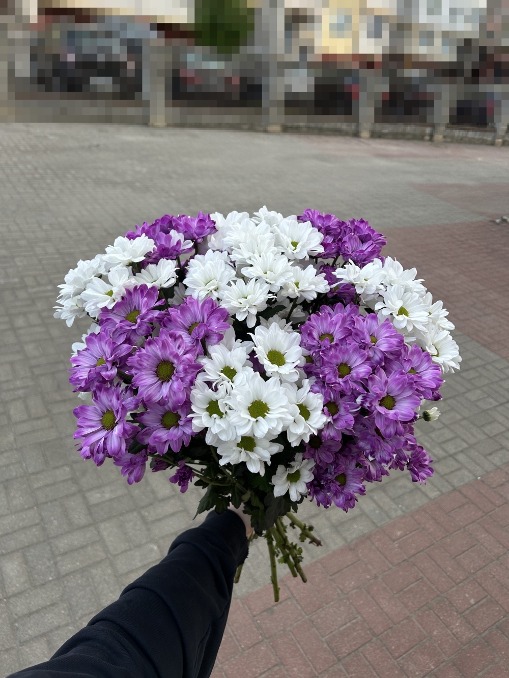 Букет "хризантем 9"